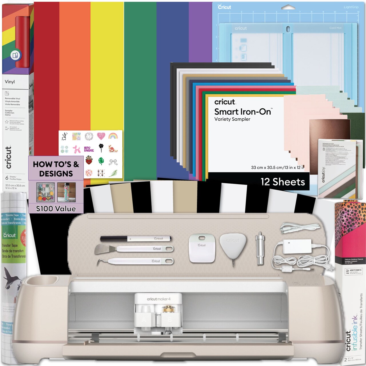 Cricut Maker 4 Craft Cutting Machine with Ultimate Card Making Bundle
